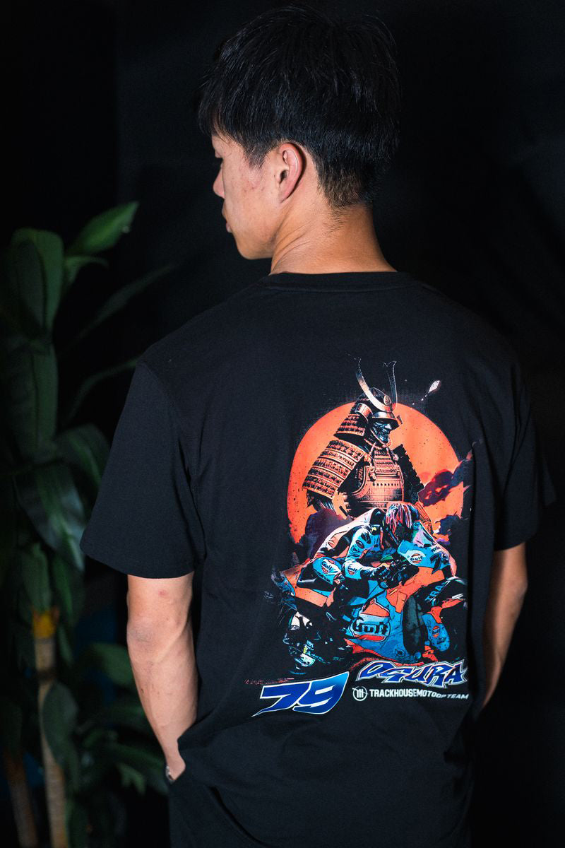 Trackhouse Ai Ogura Unisex Samurai Black Tee – Trackhouse MotoGP Shop