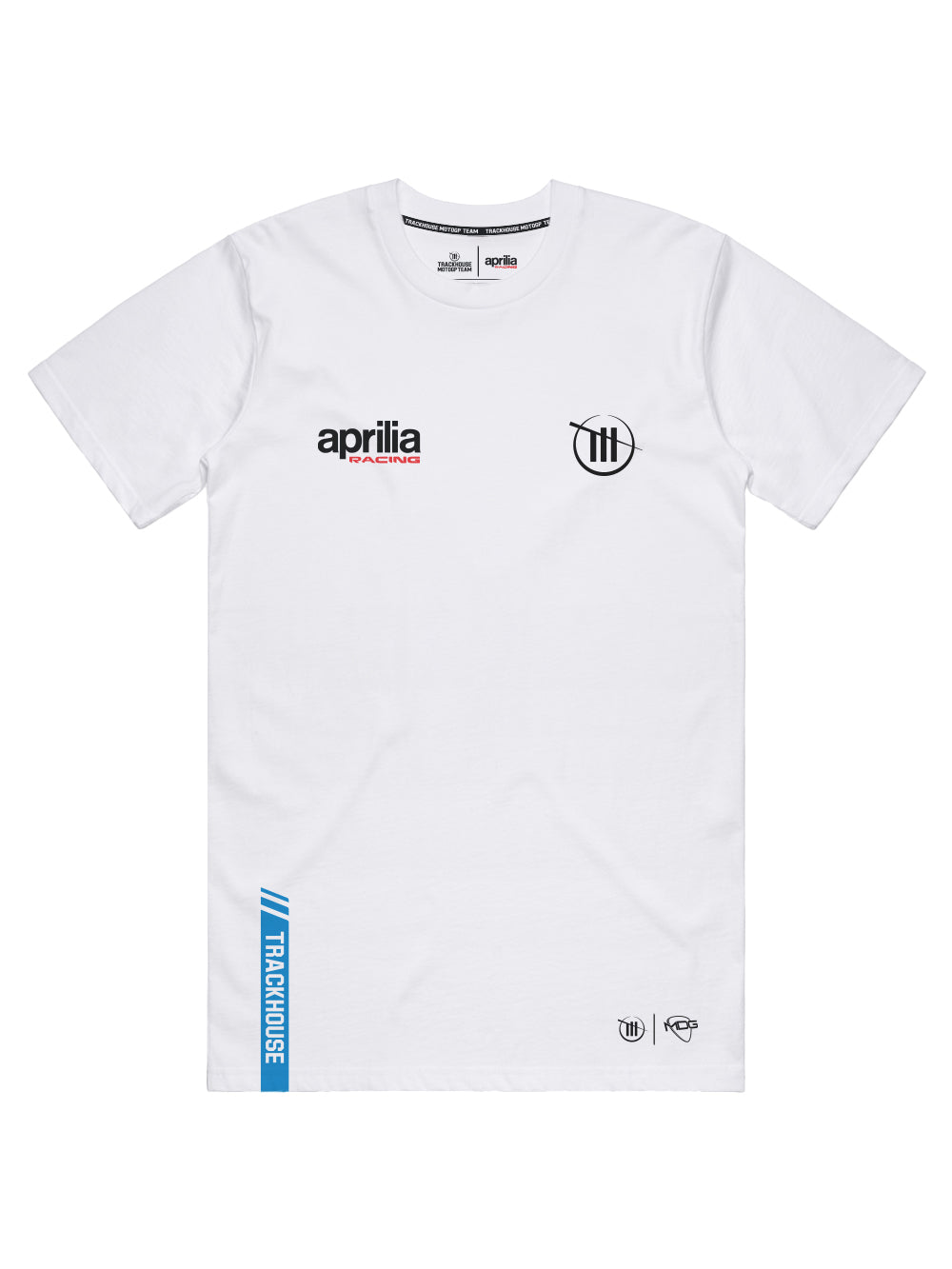 Trackhouse MotoGP Aprilia Unisex White Logo Tee