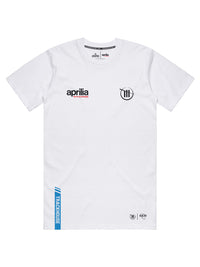 Trackhouse MotoGP Aprilia Unisex White Logo Tee