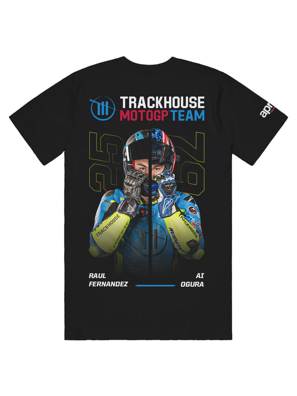 Trackhouse MotoGP Aprilia Unisex Black Graphic Tee