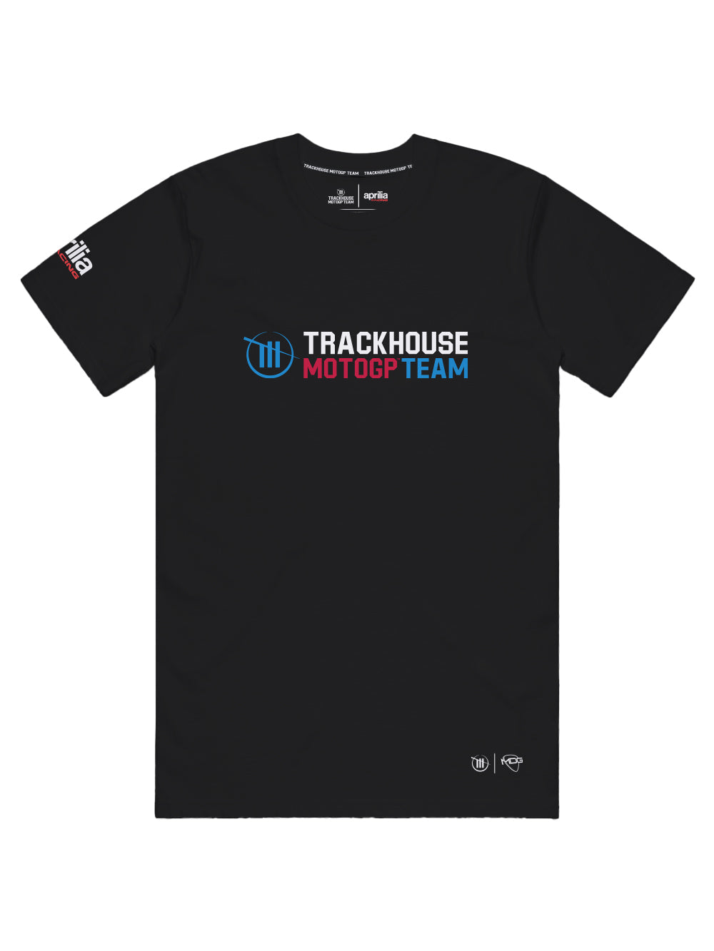 Trackhouse MotoGP Aprilia Unisex Black Graphic Tee