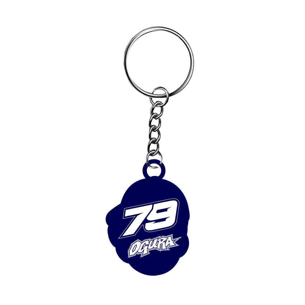 Trackhouse Ai Ogura Cartoon Rubber Keyring