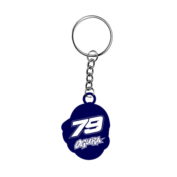 Trackhouse Ai Ogura Cartoon Rubber Keyring