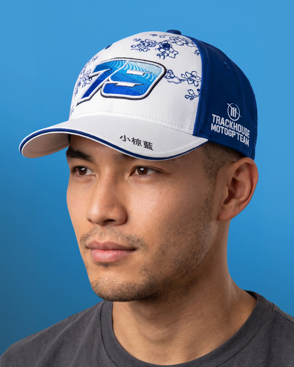 Trackhouse Ai Ogura Navy/White Cherry Blossom Cap