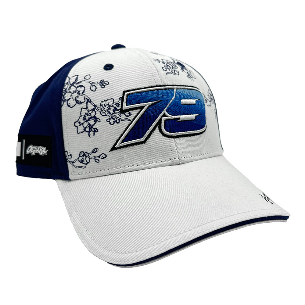 Trackhouse Ai Ogura Navy/White Cherry Blossom Cap