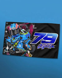 Trackhouse Ai Ogura Rider Flag