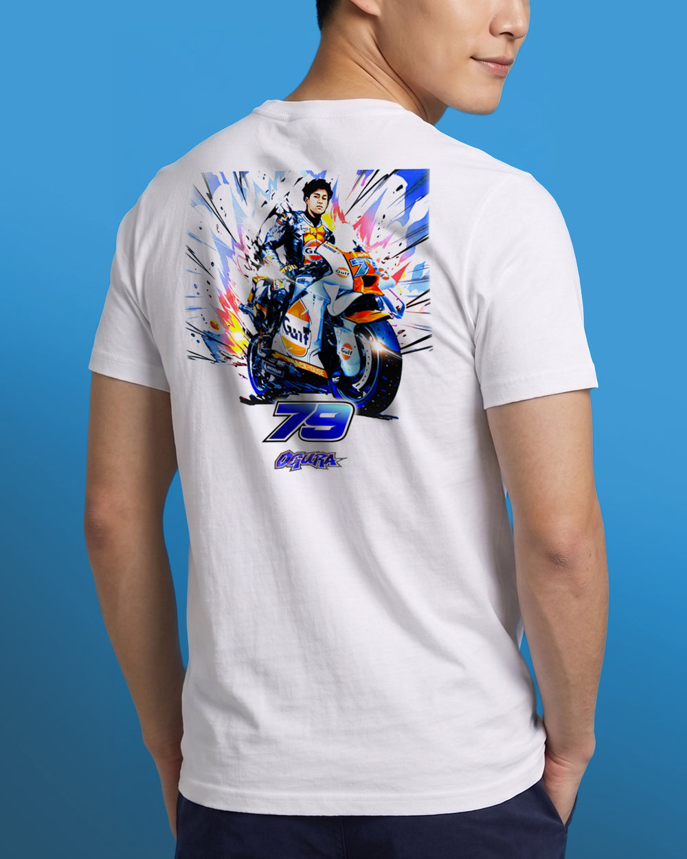 Trackhouse Ai Ogura Unisex Colourful Hero Tee