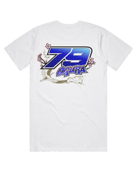 Trackhouse Ai Ogura Unisex Colourful Helmet Tee - White