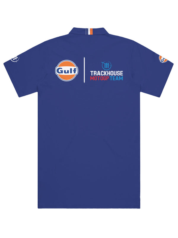 Trackhouse Gulf unisex Navy Polo