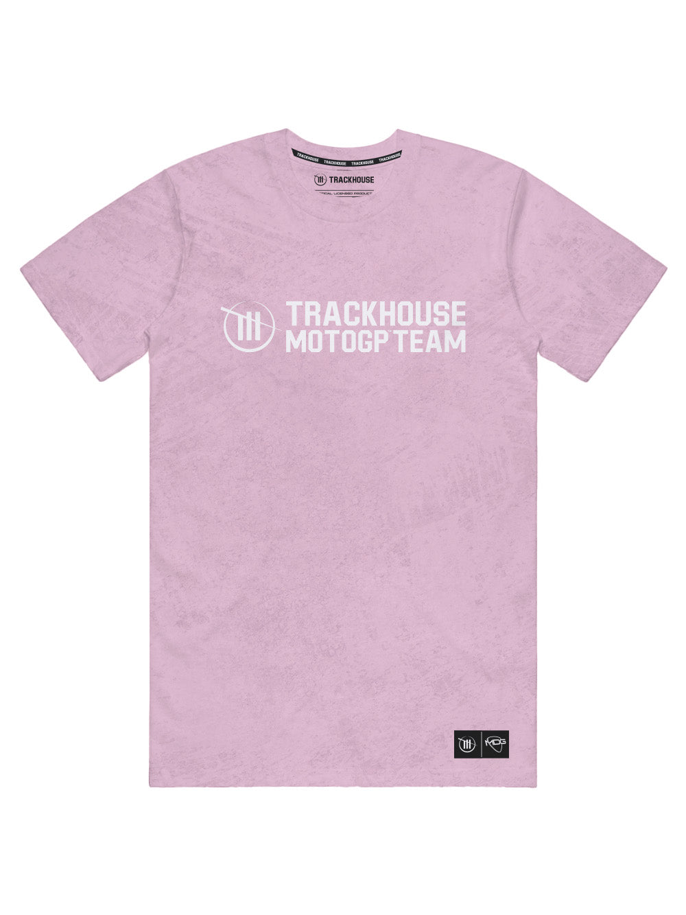 Trackhouse MotoGP Team Lifestyle Ladies Pink Acid Wash Tee