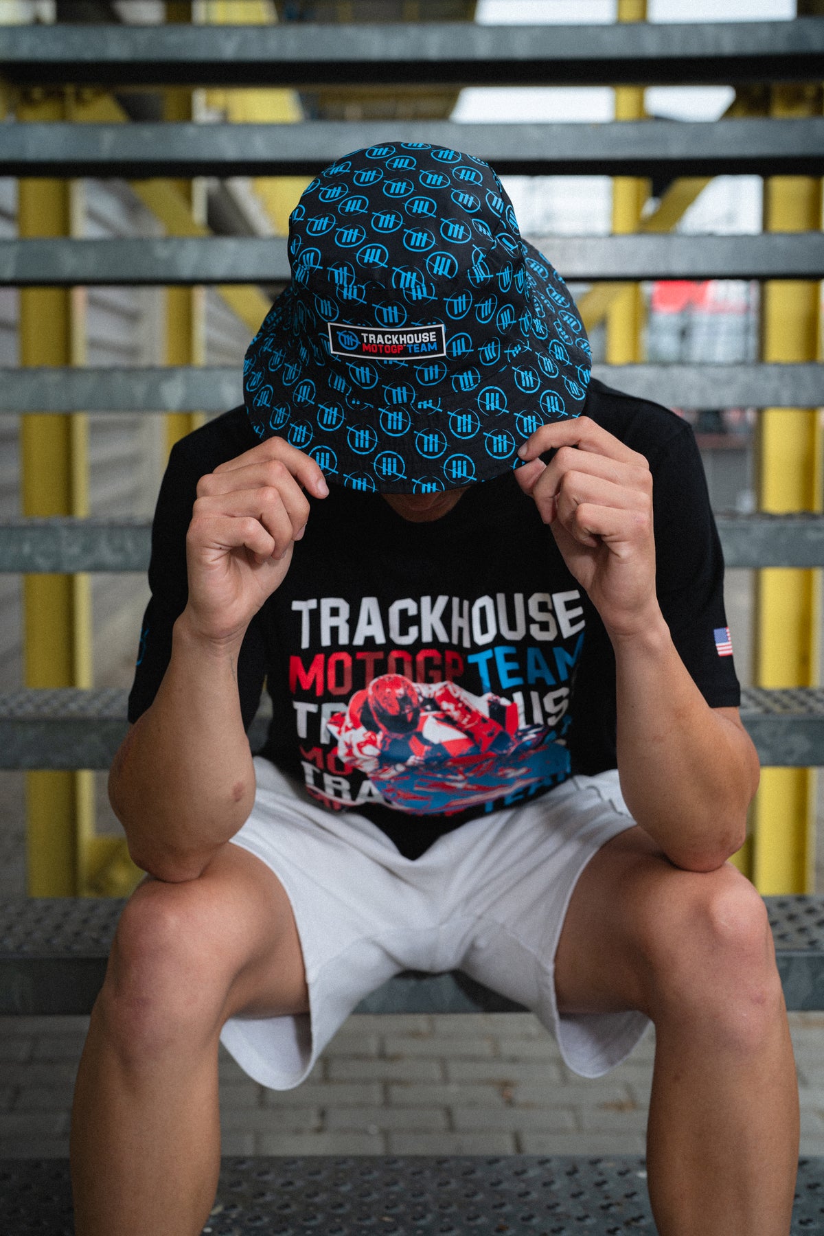 Trackhouse MotoGP Team Lifestyle Reversible Text Bucket Hat