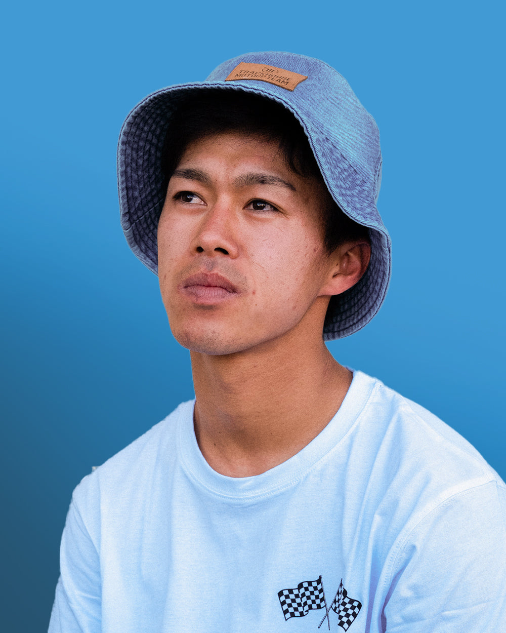 Trackhouse MotoGP Team Denim Patch Bucket Hat