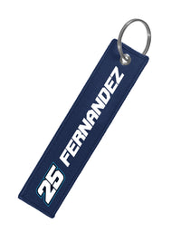 Trackhouse Raúl Fernández Fabric Keyring