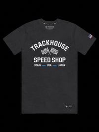 Trackhouse Speed Shop Acid Wash Unisex Tee