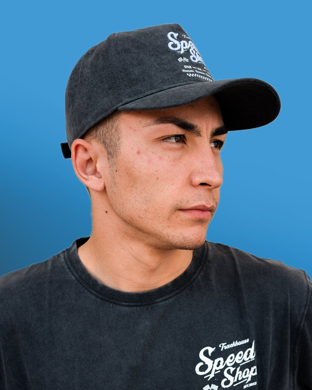 Trackhouse Speed Shop Acid Wash Cap