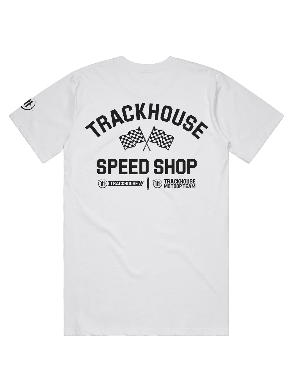 Trackhouse Speed Shop Unisex Logo White Tee – Trackhouse MotoGP Shop