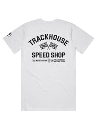 Trackhouse Speed Shop Unisex Logo White Tee