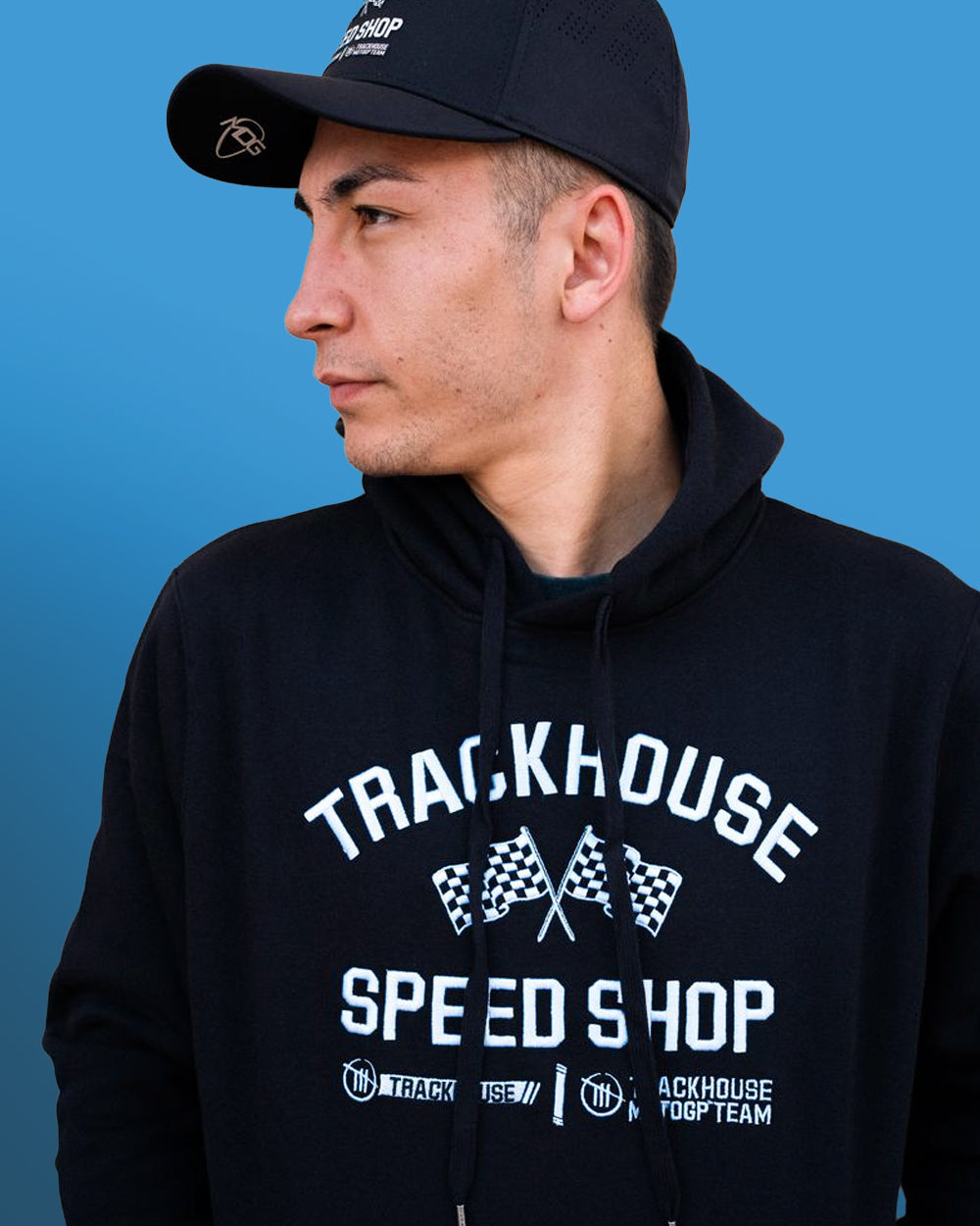 Trackhouse Speed Shop Unisex Black Hoodie