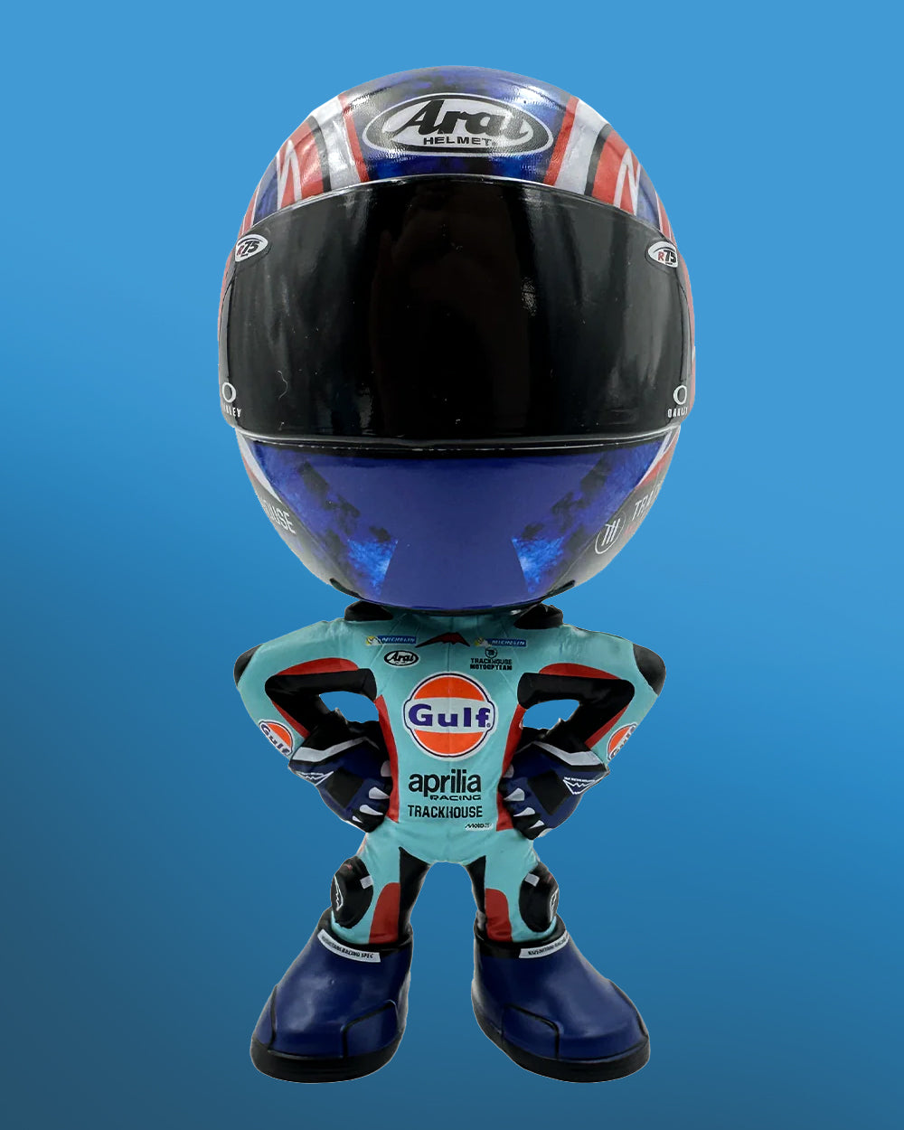 Trackhouse Ai Ogura Revheadz with Gulf Suit